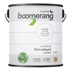 Boomerang Recycled Paint - Velvet Finish - Moonlight - 3.78 l