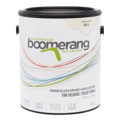 Peinture recyclée Boomerang, fini velours, coton, 3,78 l