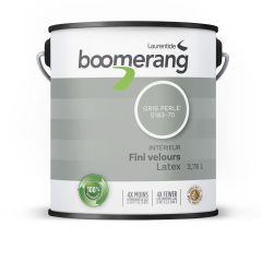 Boomerang Recycled Paint - Velvet Finish - Pearl Grey - 3.78 l