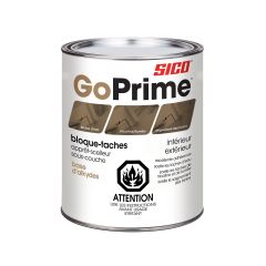 GoPrime Primer-Sealer Undercoater - Stain Killier - Alkyd-Based - Interior - Exterior - White - 946 ml