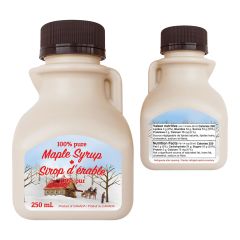 Plastib Maple Syrup Jug, Square Shaped - 250 ml