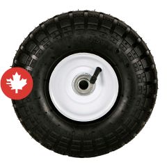 Roue incluant pneu de 4''x10'' pour chariot 20x38W