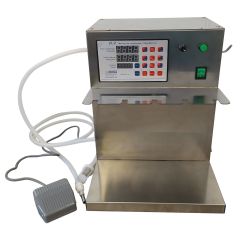 Automatic filling machine into flexible pouches