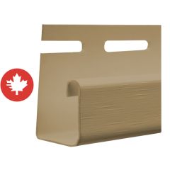 Vinyl J Channel - Earth - 5/8" x 12’