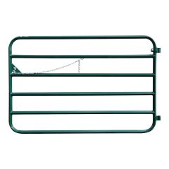 Heavy-Duty Farm Gate - 14-Gauge - Green - 6'