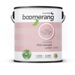 Boomerang Recycled Paint - Velvet Finish - Mill. Pink - 3.78 l