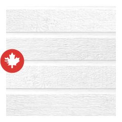 Revêtement Ridgewood D5, 12" x 12', Blanc