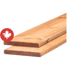 Bois traité, brun, 1" x 6" x 6'