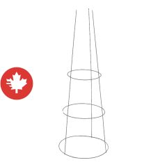 Three Ring Tomato Cage - 12" X 42"