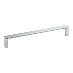Mégantic Contemporary Metal Pull  - Chrome - 128 mm