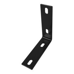 Corner Brace - Slightly Adjustable - Long - Black - 1/8" x 3 3/8" x 1 1/2"