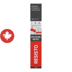 Membrane d'étanchéité de base, blanc, 39" x 61'