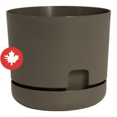Self-Watering Oasis Planter - Cappuccino - 12"