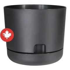 Self-Watering Oasis Planter - Black - 12"