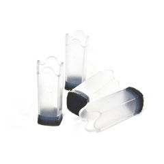 Flexible Transparent Tips - Black - 13" - 4/Pkg