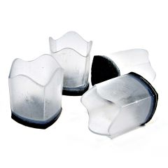 Flexible Transparent Tips - Black - 38" - 4/Pkg