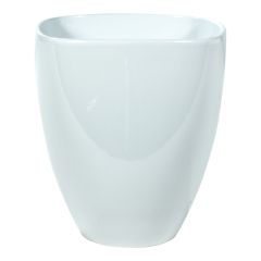 Orchid Artdeco Ceramic Pot - 14 cm - White