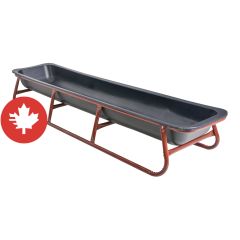 Auge pour bétail, 19"L x 27"H x 120"P, 360 l