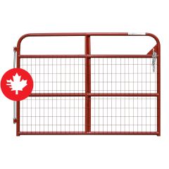 Barrière de ferme légère avec grillage True North, calibre 20, rouge, 6'