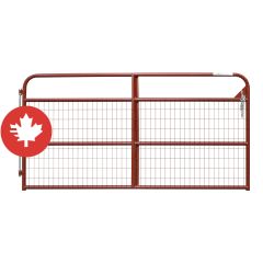 Barrière de ferme légère avec grillage True North, calibre 20, rouge, 8'