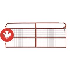 Barrière de ferme légère avec grillage True North, calibre 20, rouge, 10'
