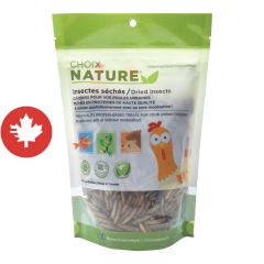 Insectes séchés entiers