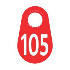 Étiquette d'identification pour le cou #105