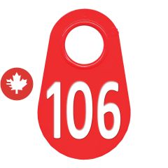 Étiquette d'identification pour le cou #106