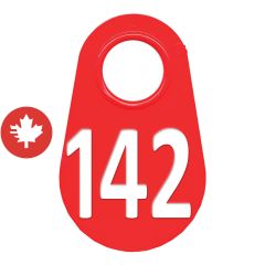 Étiquette d'identification pour le cou #142