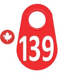 Étiquette d'identification pour le cou #139