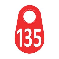 Étiquette d'identification pour le cou #135