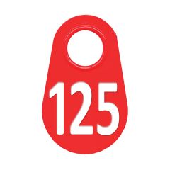 Étiquette d'identification pour le cou #125