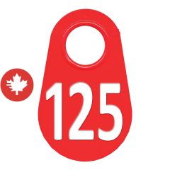 Étiquette d'identification pour le cou #125