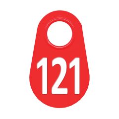 Étiquette d'identification pour le cou #121
