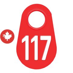 Étiquette d'identification pour le cou #117