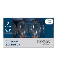 C9 Sparkle Bulbs - 4/Pkg