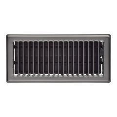 Pewter Floor Register 2 1/4" x 10"