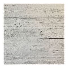 Decorative Panel - Barn Wood - Bromont - White - 4' x 8'