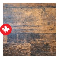 Panneau décoratif, bois de grange, Hudson, brun, 4' x 8'