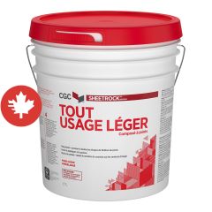 Composé à joints CGC Sheetrock tout usage, Léger, Blanc, Chaudière 17 l
