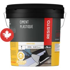 Ciment Plastique, noir, 20 kg