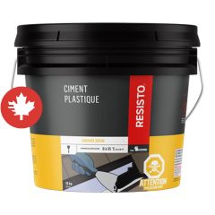 Ciment Plastique, noir, 10 kg