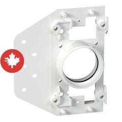 Plaque d'entrée murale avec protection en plâtre PVC, blanc