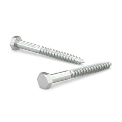 Hex Head Lag Screws - Zinc - 3" - 50/Pkg