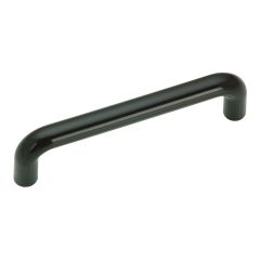 Villeray Functional Plastic Pull  - Black - 3 3/4"