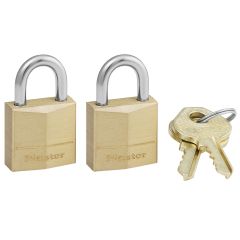 Brass padlock - 19 mm - 2/Pkg