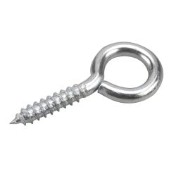 Oeillet à vis, zinc, 2 1/2", 4/pqt