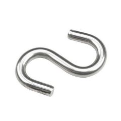 Crochet en forme de S, acier inoxydable, 19 mm x 2 1/2" x 7.6 mm