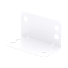 Square Corner Brace - White - 1 mm x 1 7/8" x 1" - 10/Pkg