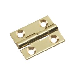 Charnière étroite, laiton, 3/4" x 1", 2/pqt